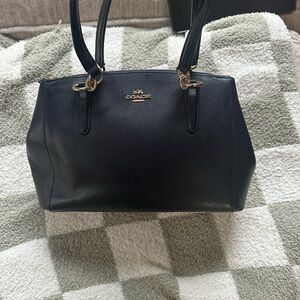Coach Navy Blue Leather Women's Bag